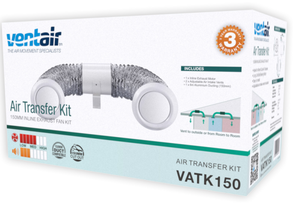 VENTAIR AIR TRANSFER KIT WHITE