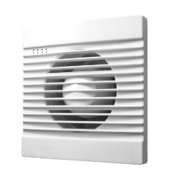 VENTAIR SLIMLINE VERSATILE WALL / CEILING EXHAUST FAN WHITE (AVAILABLE IN 100MM, 125MM AND 150MM)