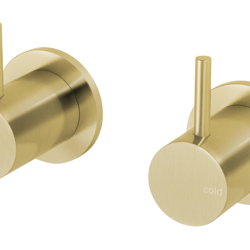 PHOENIX VIVID SLIMLINE LEAD FREE WALL TOP ASSEMBLIES BRUSHED GOLD