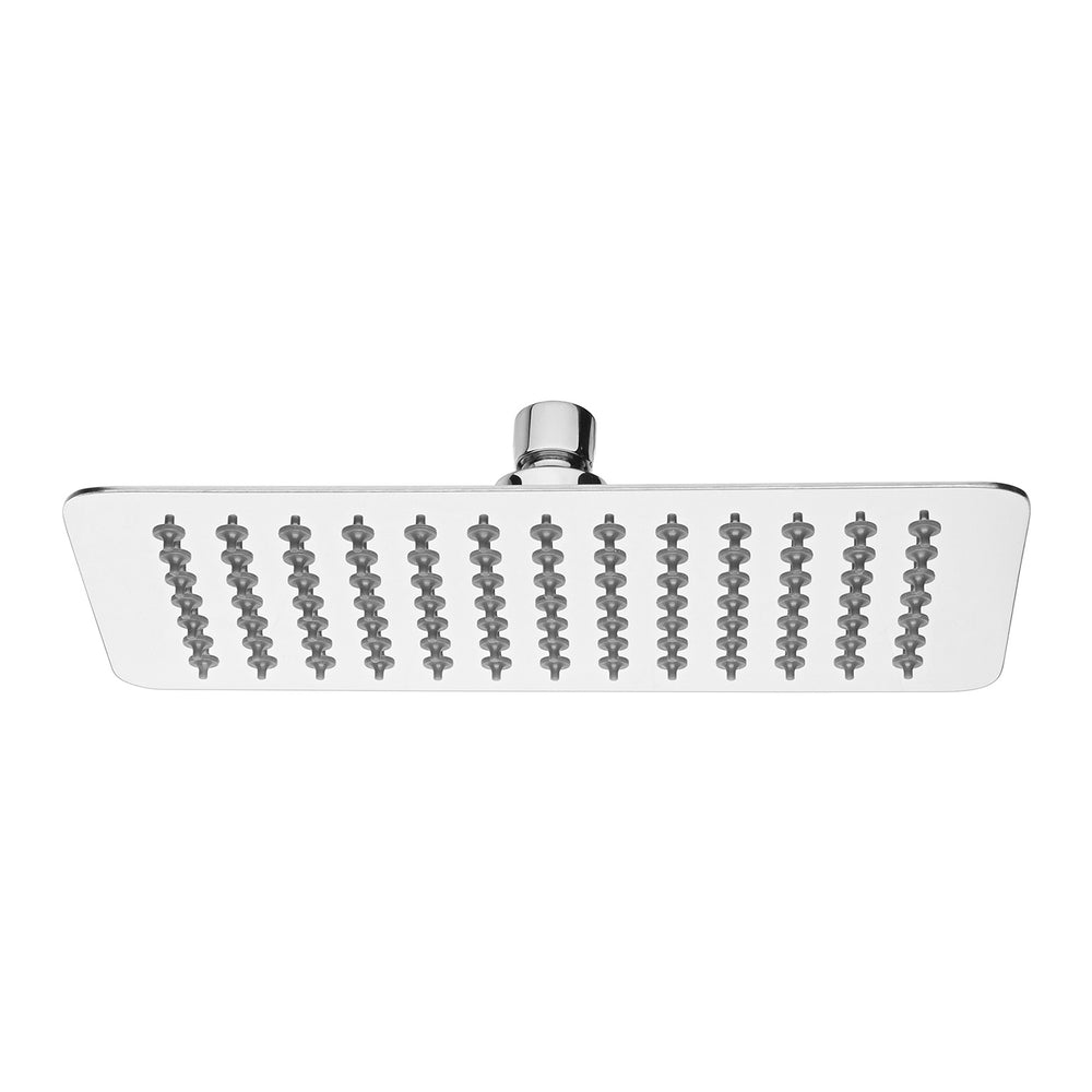 PHOENIX VIVID SLIMLINE SHOWER ROSE SLIMLINE RECTANGLE CHROME 250MM X 150MM