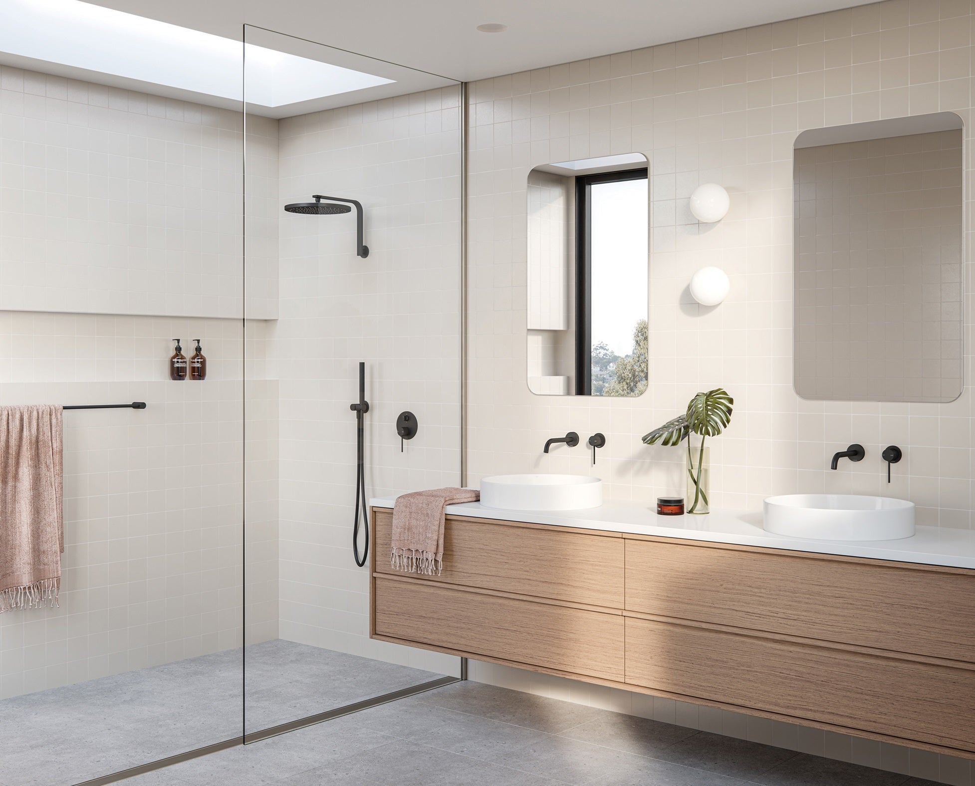 PHOENIX VIVID SLIMLINE MICROPHONE HAND SHOWER MATTE BLACK