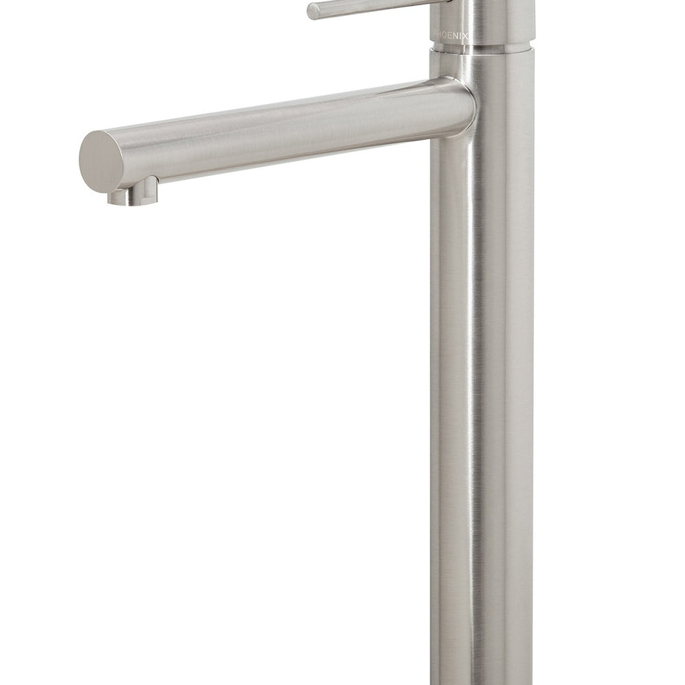 PHOENIX VIVID SLIMLINE LEAD FREE VESSEL MIXER 289MM BRUSHED NICKEL