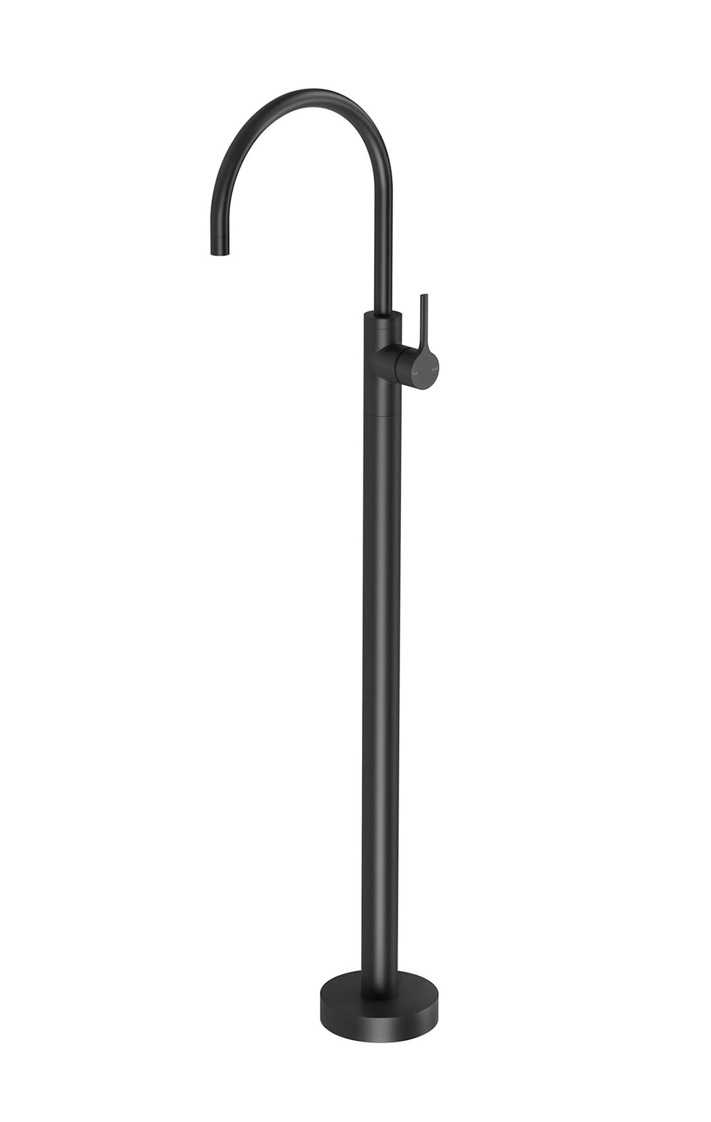 PHOENIX VIVID SLIMLINE OVAL FLOOR MOUNTED BATH MIXER MATTE BLACK