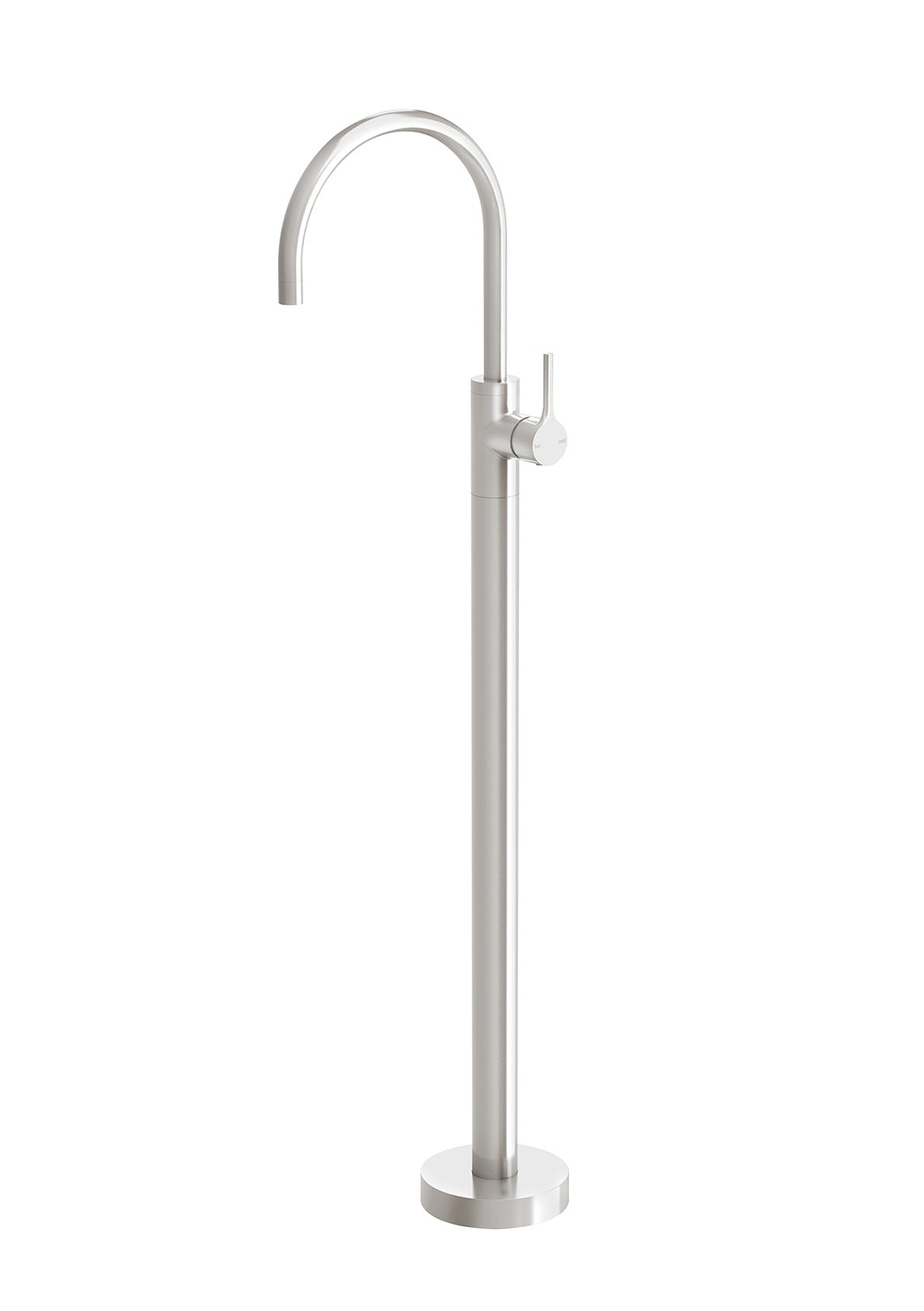 PHOENIX VIVID SLIMLINE OVAL FLOOR MOUNTED BATH MIXER BRUSHED NICKEL