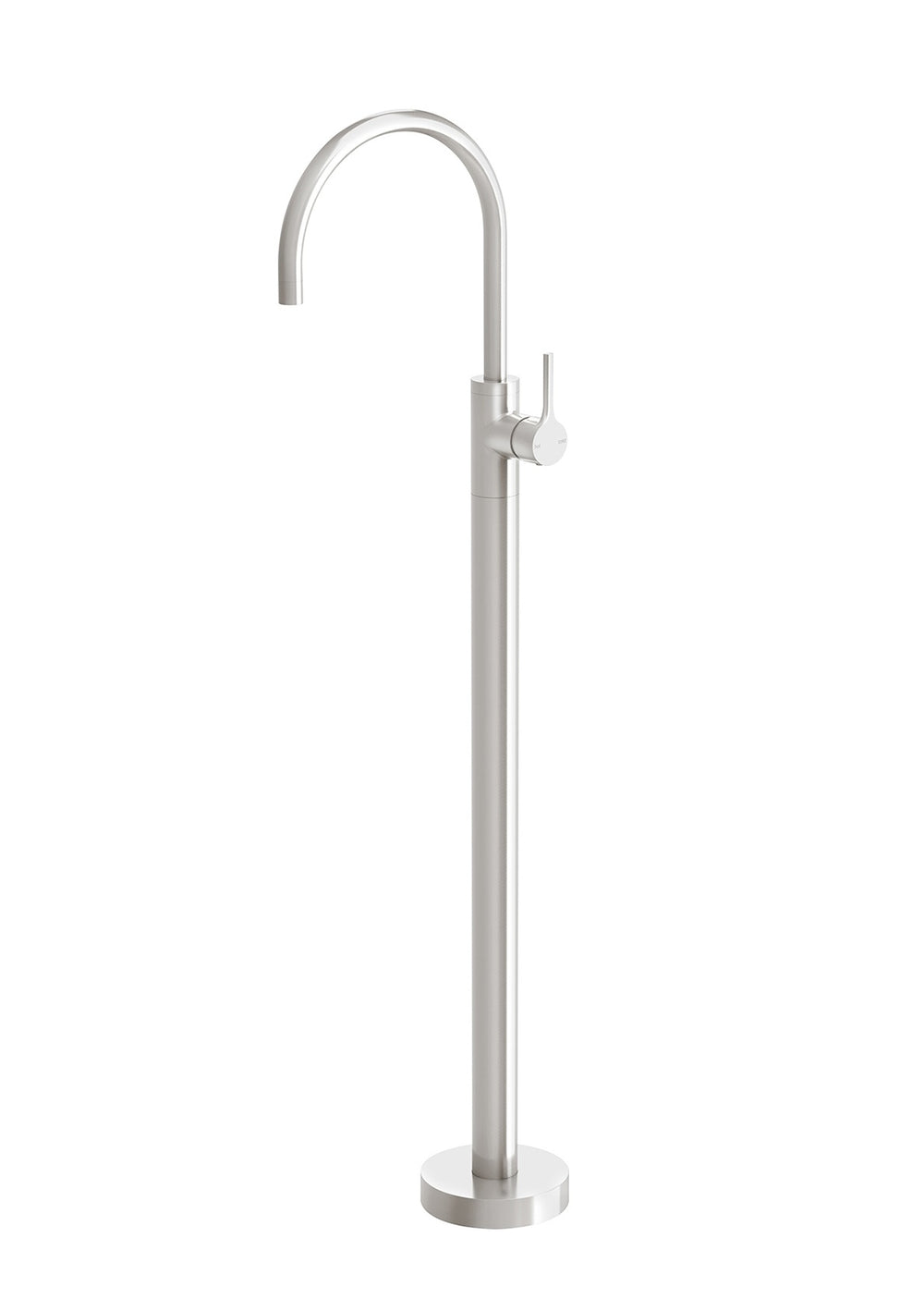 PHOENIX VIVID SLIMLINE OVAL FLOOR MOUNTED BATH MIXER BRUSHED NICKEL