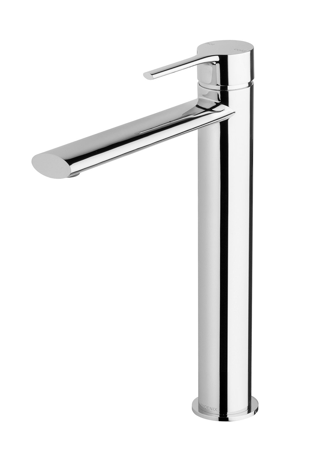 PHOENIX VIVID SLIMLINE OVAL VESSEL MIXER 281MM CHROME