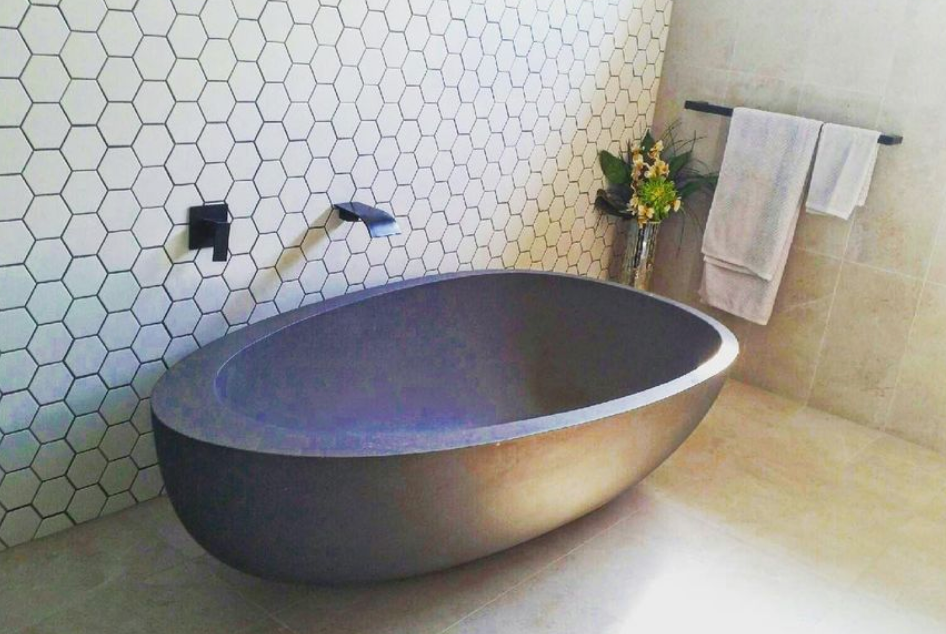 PIETRA BIANCA WHITNEY FREESTANDING STONE BATHTUB WITH MULTICOLOUR (AVAILABLE IN 1600MM, 1700MM AND 1800MM)