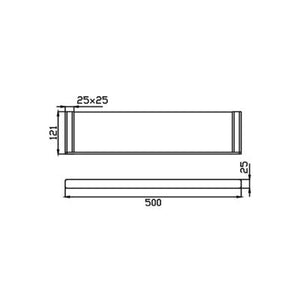 HELLYCAR ELEGANT SHELF CHROME