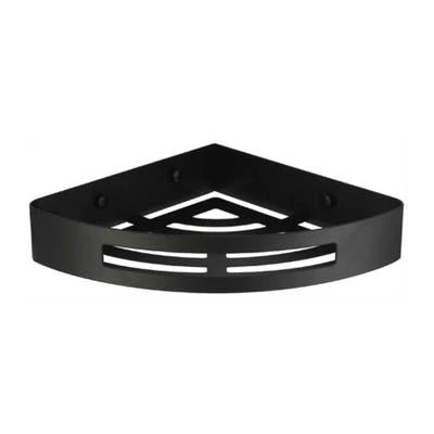 HELLYCAR UNIVERSAL STAINLESS STEEL CORNER SHELF BLACK