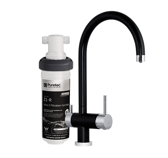 PURETEC TRIPLA BL1 FAUCET WITH QUICK-TWIST FILTER 0.1 MICRON