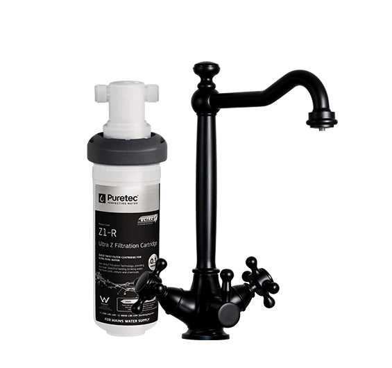 PURETEC TRIPLA FAUCET WITH QUICK-TWIST FILTER 0.1 MICRON