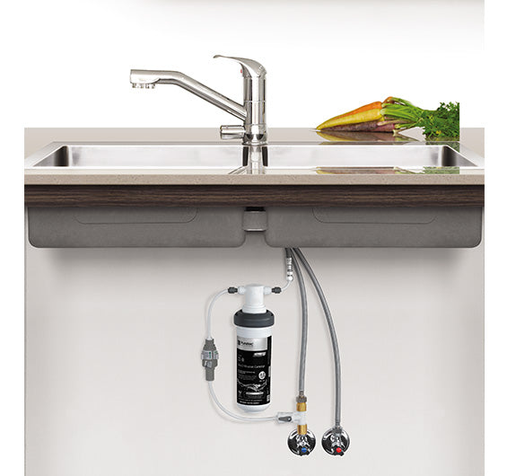 PURETEC TRIPLA LEAD FREE T2 FAUCET WITH QUICK-TWIST FILTER 0.1 MICRON
