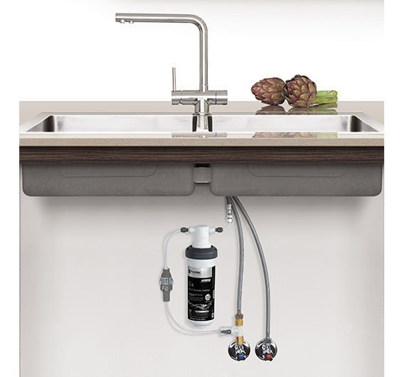 PURETEC LEAD FREE TRIPLA T6 FAUCET WITH QUICK-TWIST FILTER 0.1 MICRON