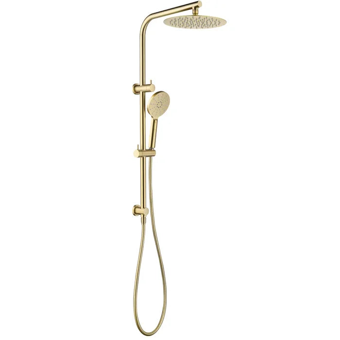 INSPIRE PAVIA COMBO SHOWER SET WITH SINGLE HOSE TOP INLET BRUSHED GOLD