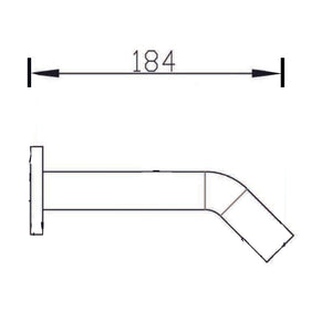 LINKWARE INTELLIGENT WALL SENSOR TAP 184MM CHROME