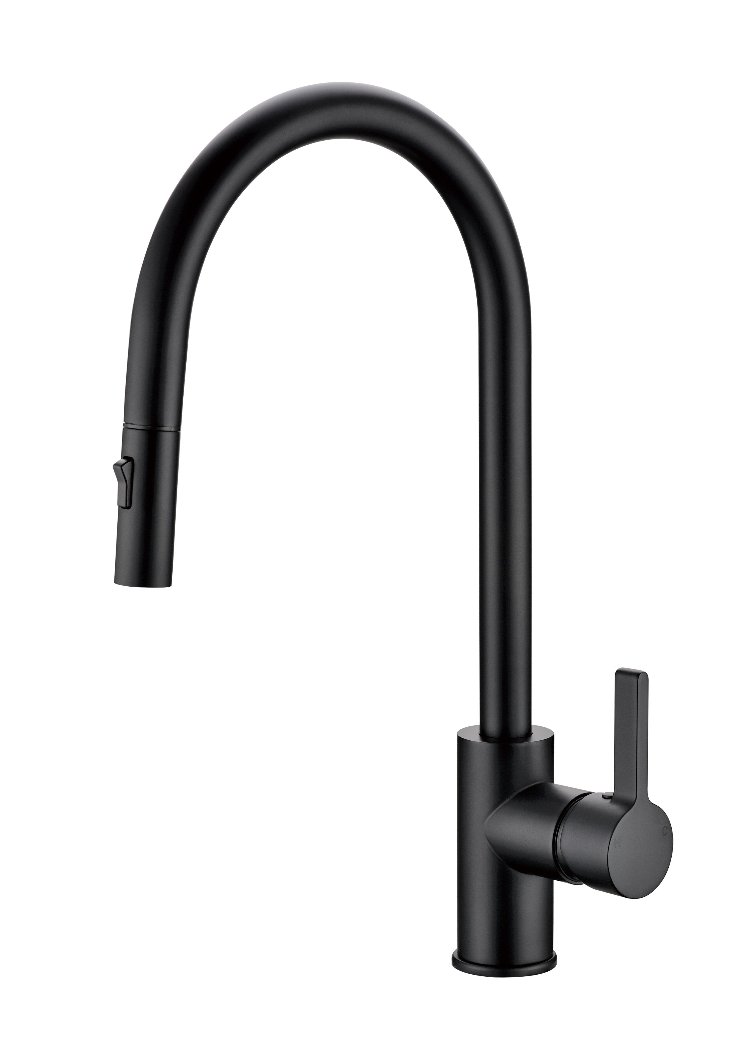 IKON OTUS LEAD FREE PULL-OUT SINK MIXER 405MM MATTE BLACK