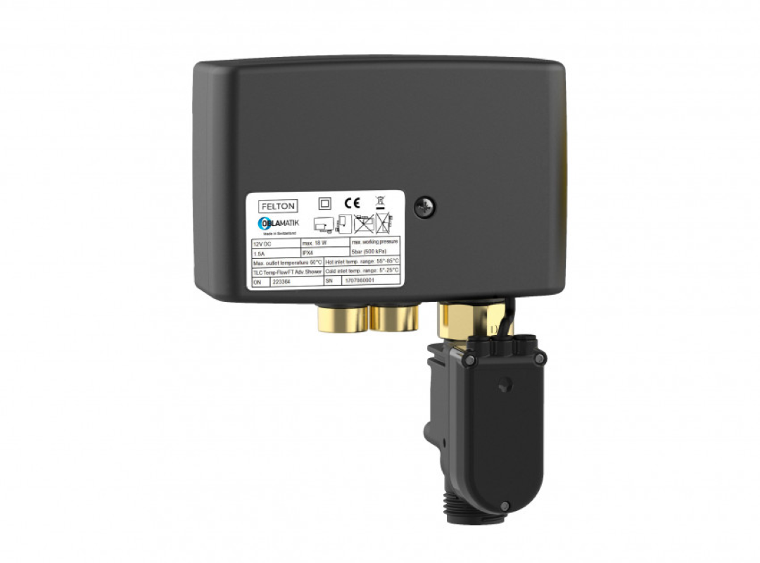 FELTON TATE SMARTFLOW DIGITAL SHOWER MIXER GUN METAL