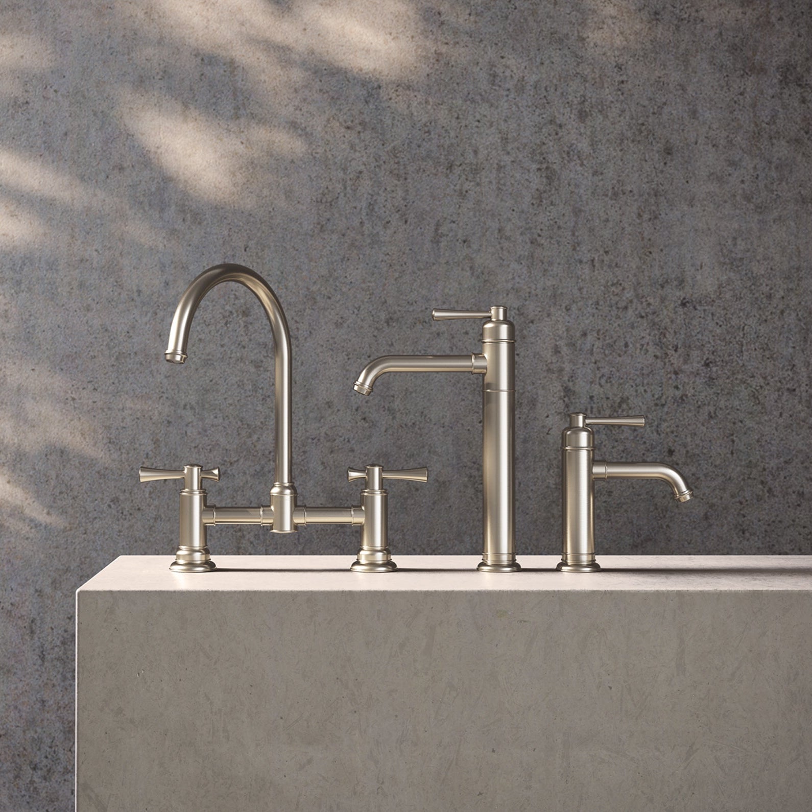 PHOENIX CROMFORD LEAD FREE BASIN MIXER 174MM BRUSHED NICKEL