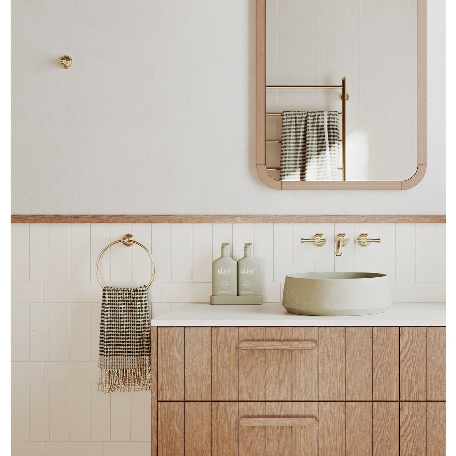 PHOENIX CROMFORD ROBE HOOK BRUSHED GOLD 48MM