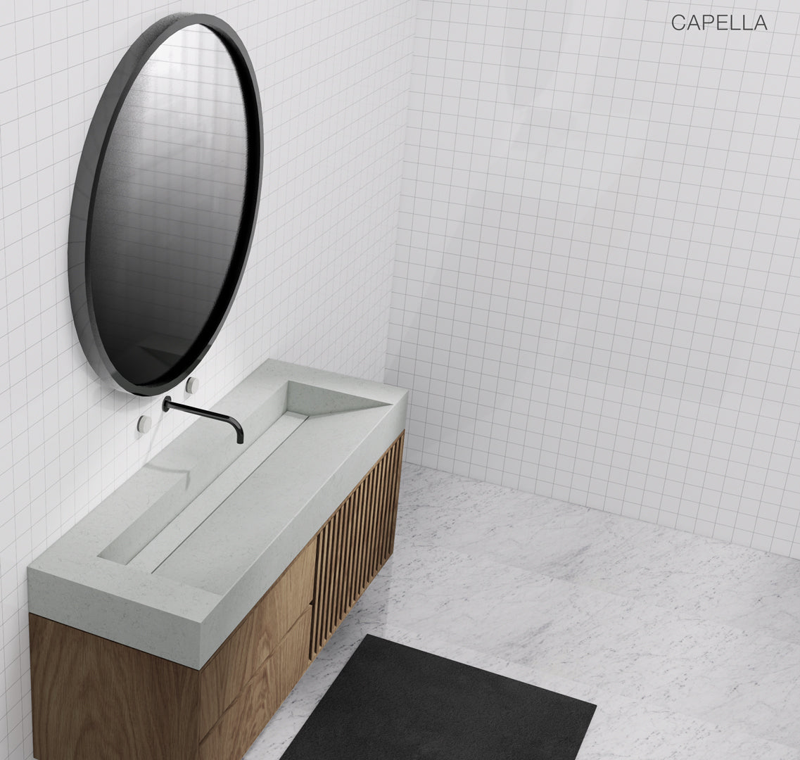 GALLARIA ELAN RECTANGULAR DELUXE WASHPLANE 800MM CAPELLA