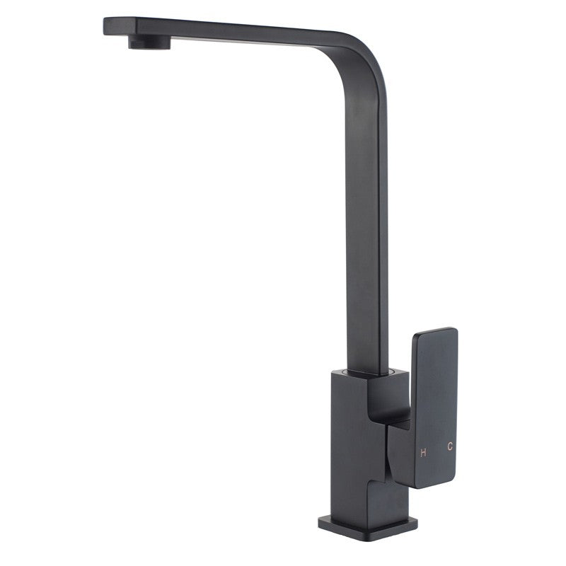 IKON CERAM LEAD FREE SINK MIXER 323MM MATTE BLACK
