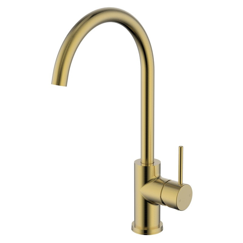 IKON HALI LEAD FREE SINK MIXER 348MM BRUSHED GOLD