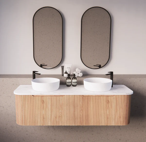 Timber Elegance: Austpek's Masterpiece in Bathroom Vanities