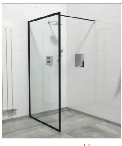 Clear shower screens