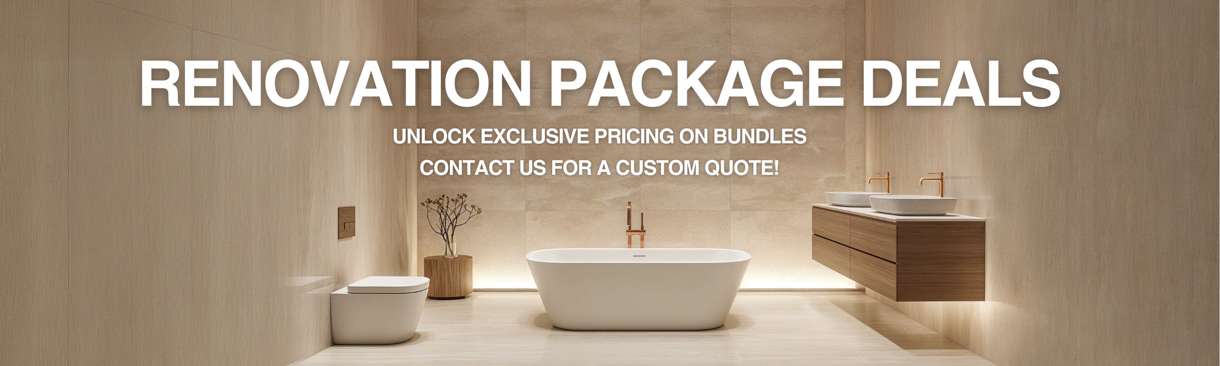 Toilet and Washlet Packages