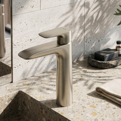 TOTO GA SEMI TALL BASIN MIXER 209MM BRUSHED NICKEL
