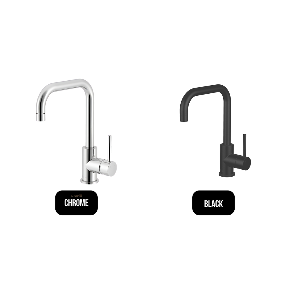GARETH ASHTON Lucia Square Sink Mixer 306mm available finishes