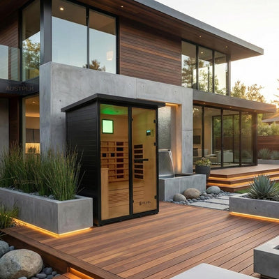 REVEL ECLIPSE 2 PERSON FULL SPECTRUM LOW EMF INFRARED CABIN SAUNA