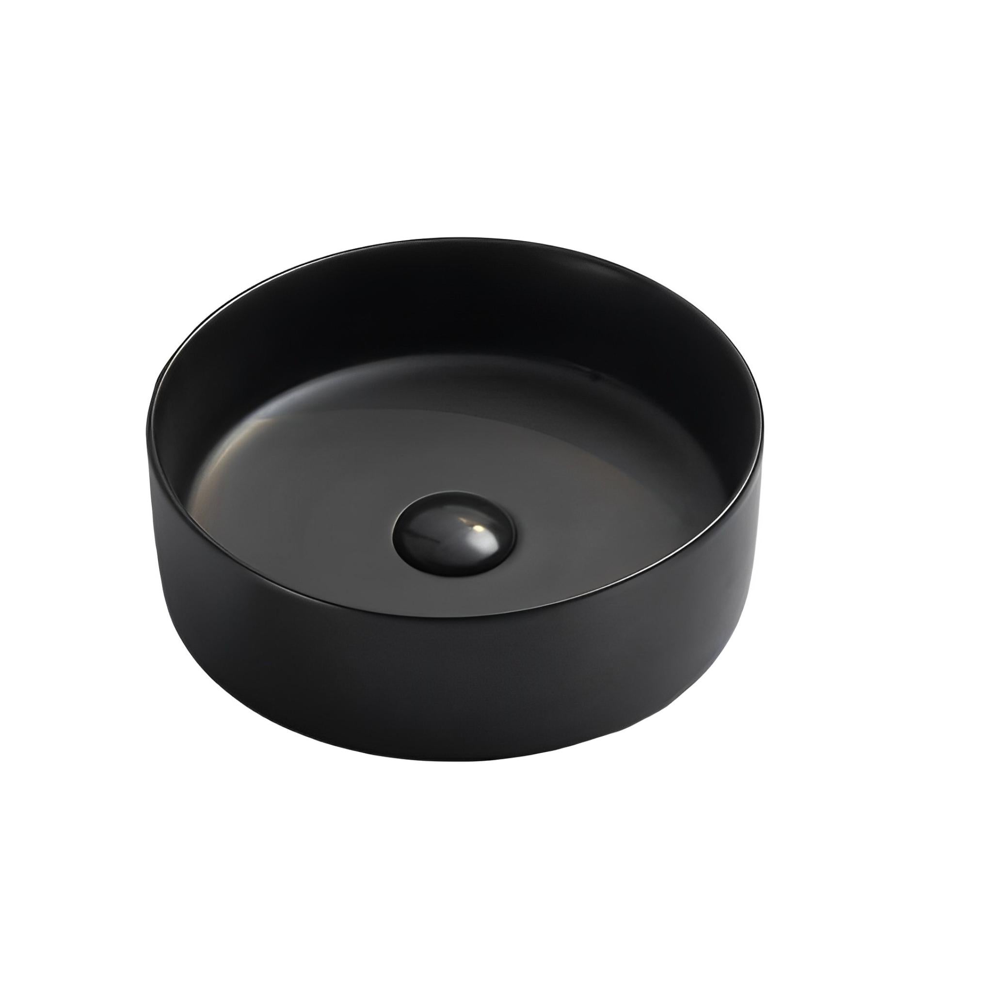 LUKKA OLLEY ABOVE COUNTER BASIN MATTE BLACK 350MM