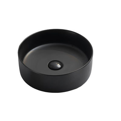 LUKKA OLLEY ABOVE COUNTER BASIN MATTE BLACK 350MM