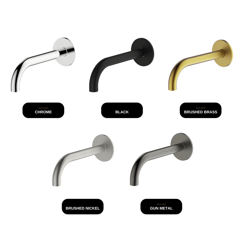 GARETH ASHTON Poco Curved Basin / Bath Spout available finishes