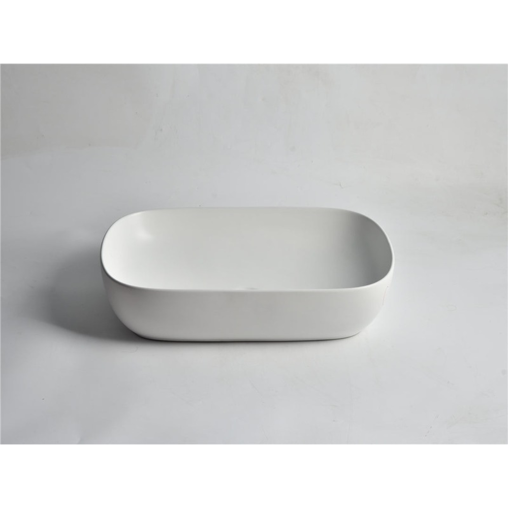 CLAYA OVAL ABOVE COUNTER BASIN GLOSS WHITE 610MM