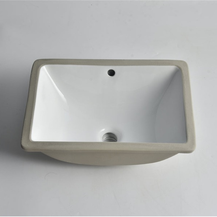 CLAYA RECTANGULAR UNDER COUNTER BASIN GLOSS WHITE 465MM