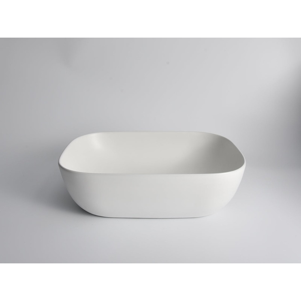 CLAYA OVAL ABOVE COUNTER BASIN MATTE WHITE 460MM