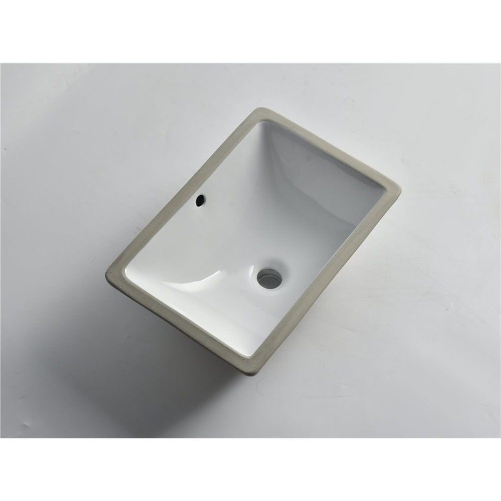 CLAYA RECTANGULAR UNDER COUNTER BASIN GLOSS WHITE 465MM