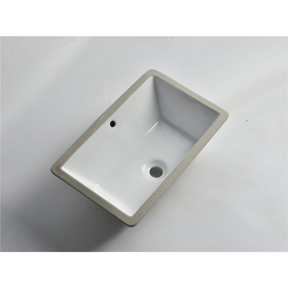 CLAYA RECTANGULAR UNDER COUNTER BASIN GLOSS WHITE 530X340MM
