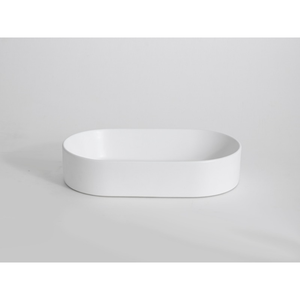 CLAYA PILL ABOVE COUNTER BASIN MATTE WHITE 525MM