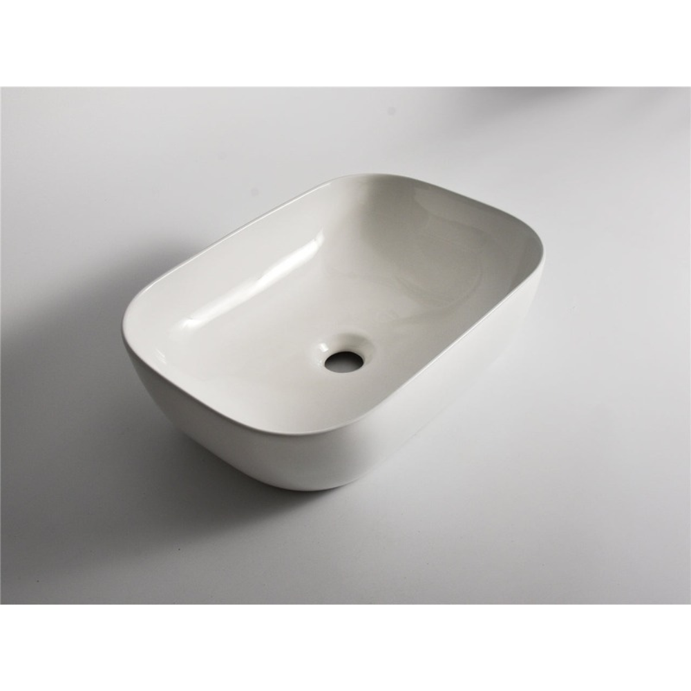CLAYA OVAL ABOVE COUNTER BASIN GLOSS WHITE 460MM