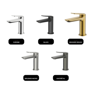 GARETH ASHTON Vela Basin Mixer available finishes