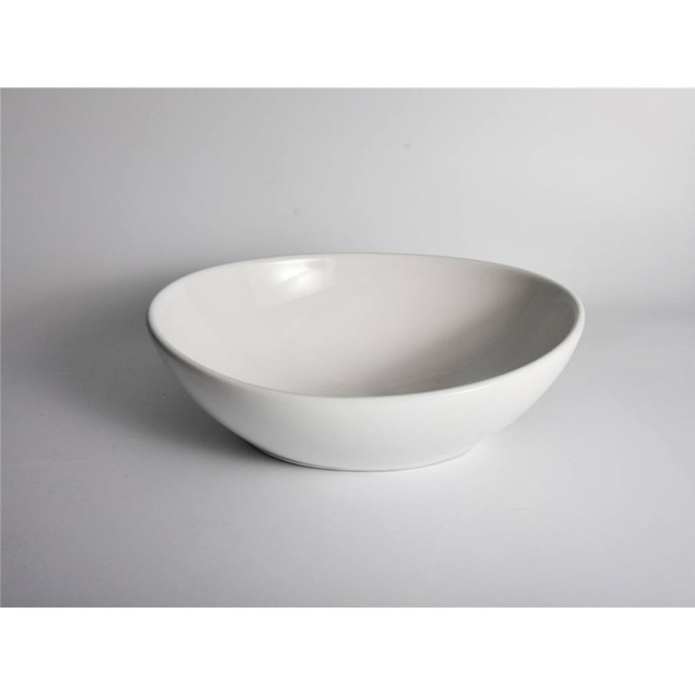 CLAYA OVAL ABOVE COUNTER BASIN GLOSS WHITE 400MM