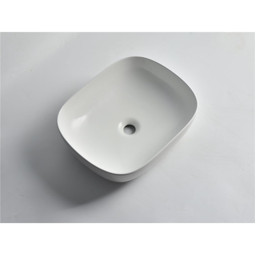CLAYA OVAL ABOVE COUNTER BASIN MATTE WHITE 485MM
