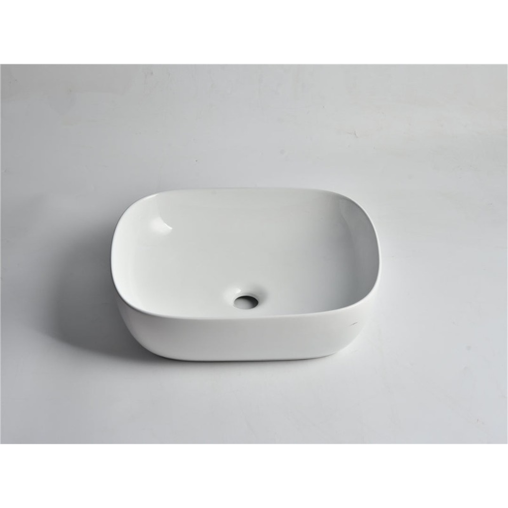 CLAYA OVAL ABOVE COUNTER BASIN GLOSS WHITE 485MM