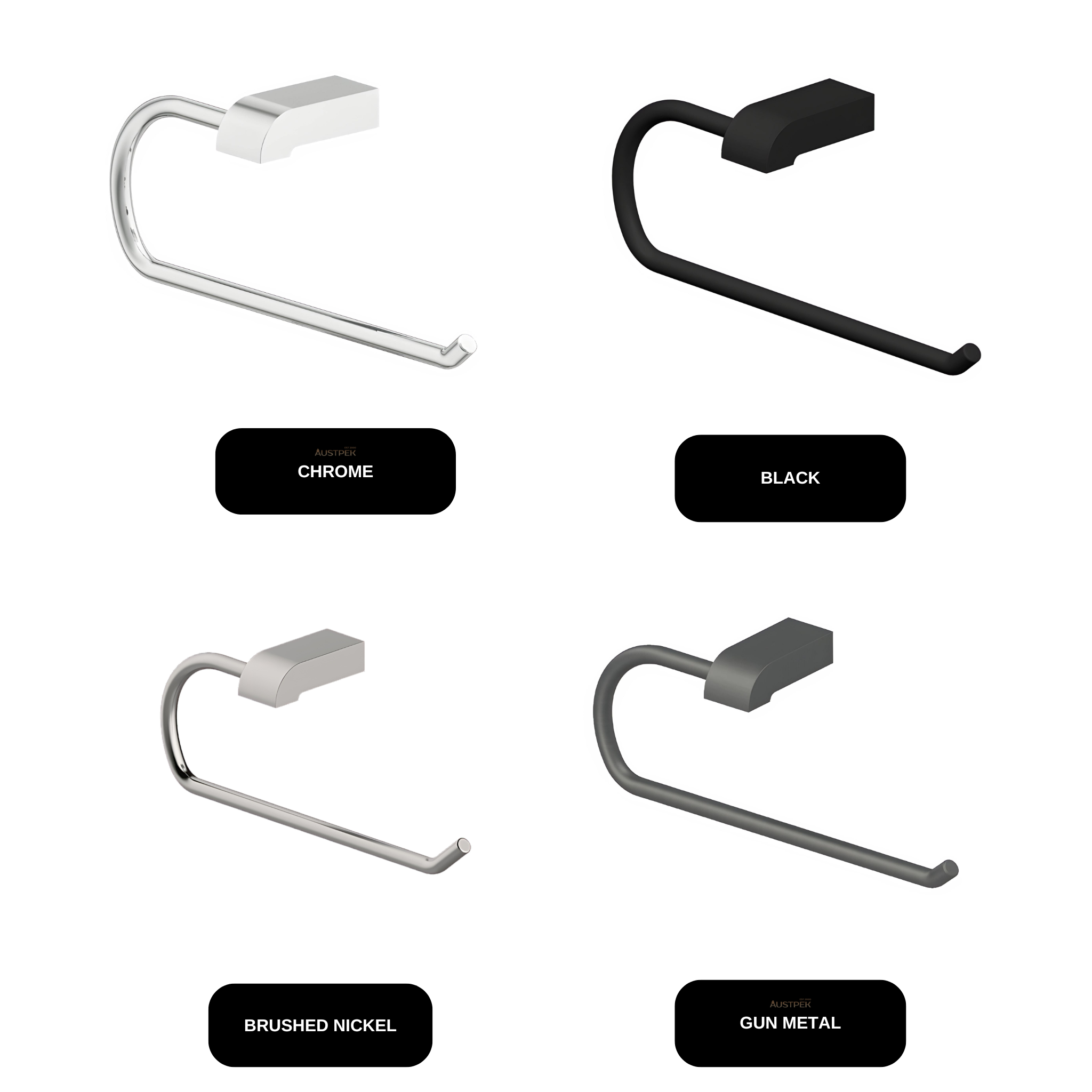 GARETH ASHTON Park Avenue Towel Ring available finishes