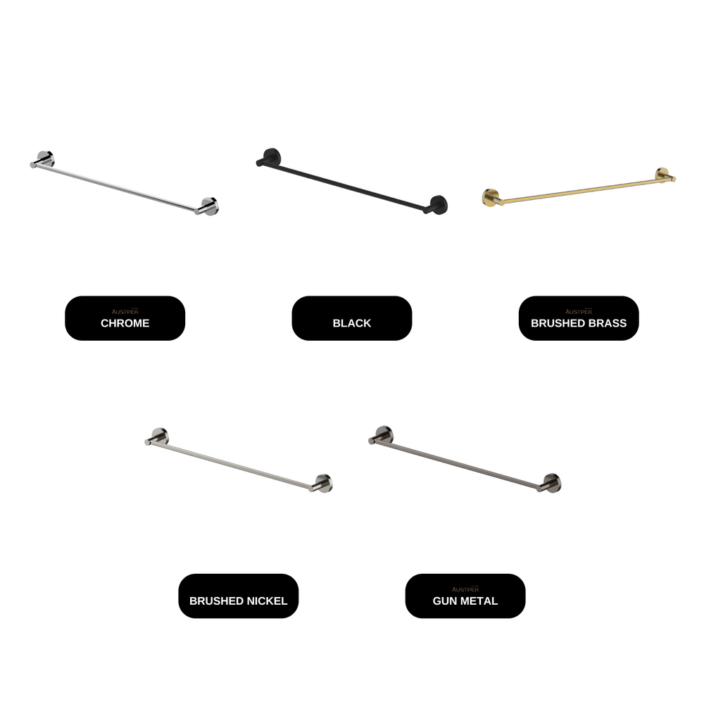 GARETH ASHTON Poco Non-Heated Single Towel Rail 760mm available finishes