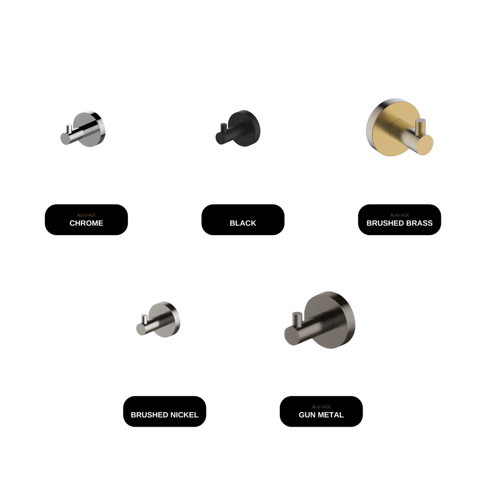 GARETH ASHTON Poco Robe Hook available finishes