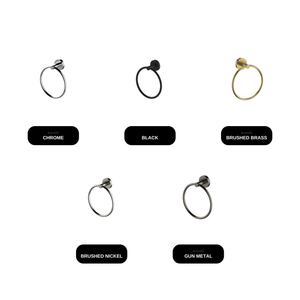 GARETH ASHTON Poco Towel Ring available finishes
